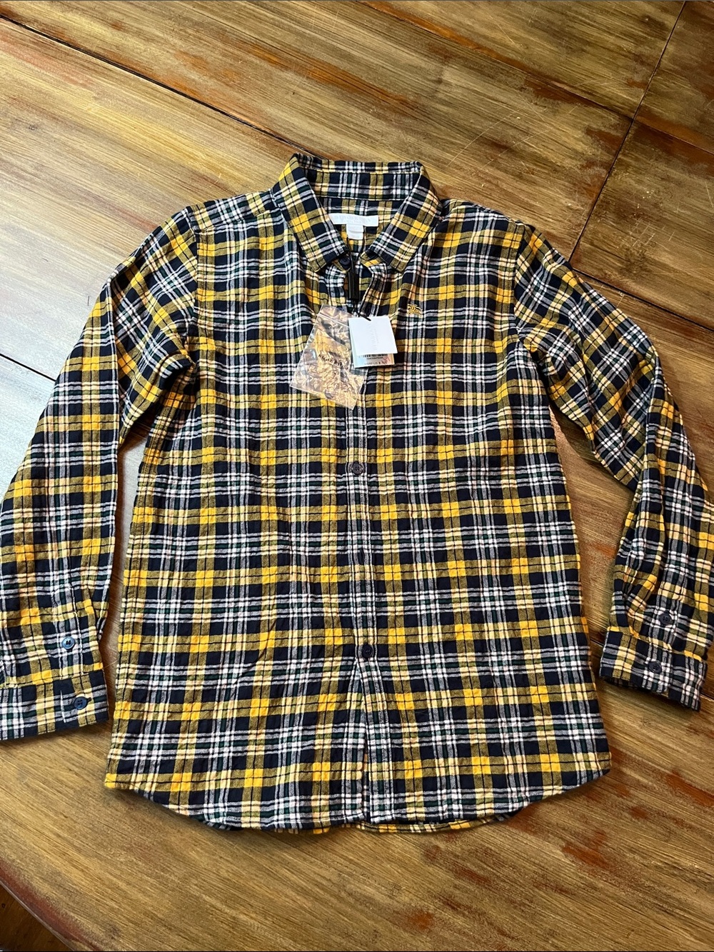 NWT Burberry Boys 10y L/S Button-down Shirt